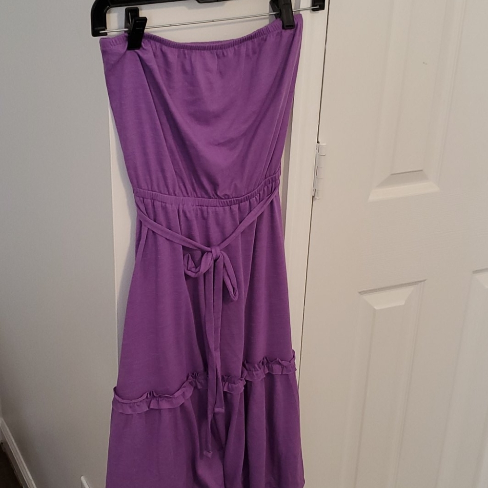 NWT Ruffed High Low Dress